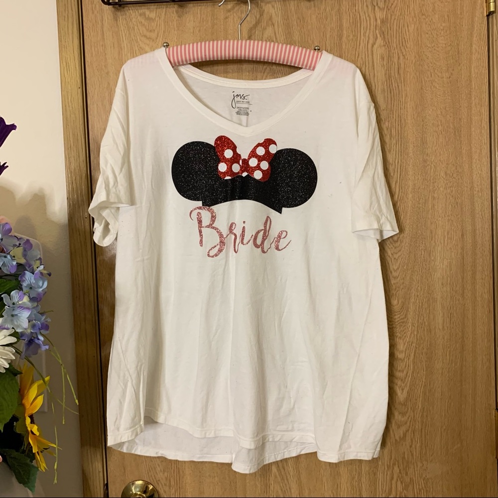 Bride Minnie Mouse Disneyland T-shirt XXL